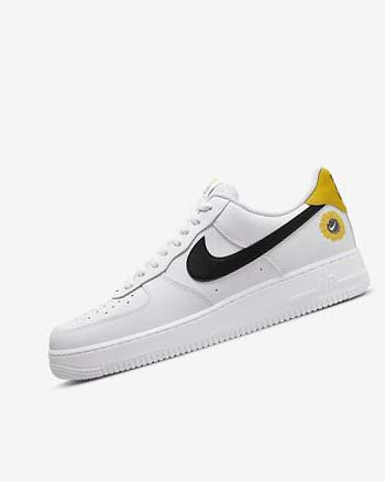 Nike Air Force 1 '07 LV8 Sneakers Heren Wit Geel Zwart | NL_5544