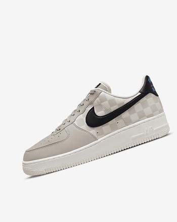 Nike Air Force 1 '07 QS Sneakers Heren Room Zwart Zwart | NL_4753