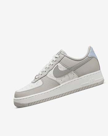 Nike Air Force 1 '07 Sneakers Dames Wit Metal Zilver Platina | NL_2247
