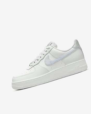 Nike Air Force 1 '07 Sneakers Dames Wit Metal Zilver Lichtblauw | NL_4643