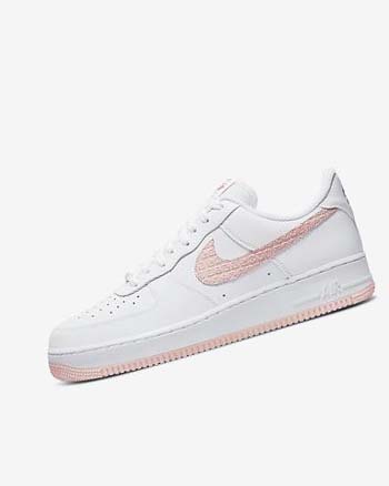 Nike Air Force 1 '07 Sneakers Heren Wit Rood | NL_1146