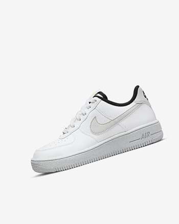 Nike Air Force 1 Crater Next Nature Sneakers Meisjes Wit Zwart Lichtbeige | NL_4627