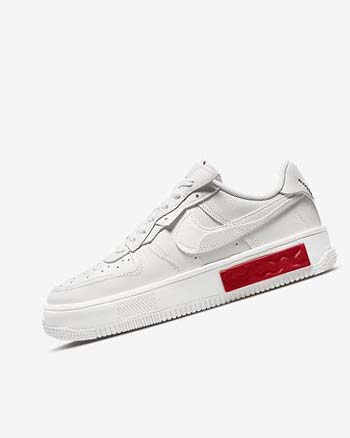Nike Air Force 1 Fontanka Sneakers Dames Wit Rood | NL_4589