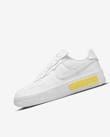 Nike Air Force 1 Fontanka Sneakers Dames Wit Geel Wit | NL_5309