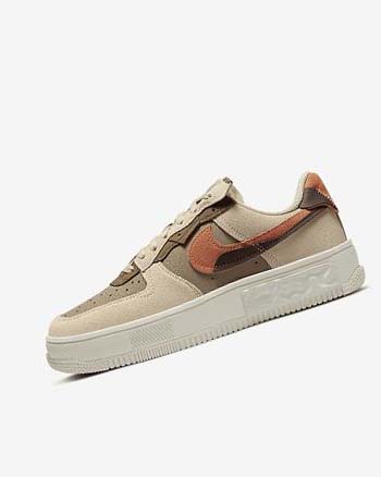 Nike Air Force 1 Fontanka Sneakers Dames Bordeaux Khaki | NL_5357