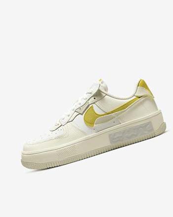Nike Air Force 1 Fontanka Sneakers Dames Wit Lichtbeige | NL_5607