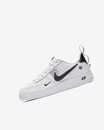 Nike Air Force 1 LV8 Utility Sneakers Meisjes Wit Zwart Geel Wit | NL_5280