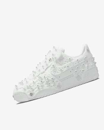 Nike Air Force 1 LXX x Swarovski Sneakers Dames Wit Metal Zilver Wit | NL_3098