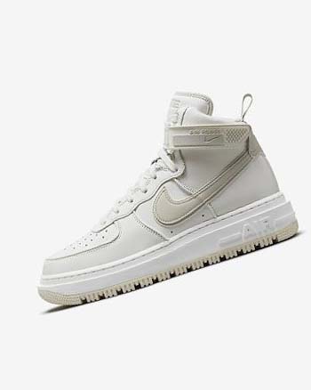 Nike Air Force 1 Laarzen Heren Wit Wit Lichtbeige | NL_2276