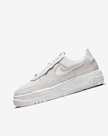 Nike Air Force 1 Pixel Sneakers Dames Wit Lichtbeige Roze | NL_5216