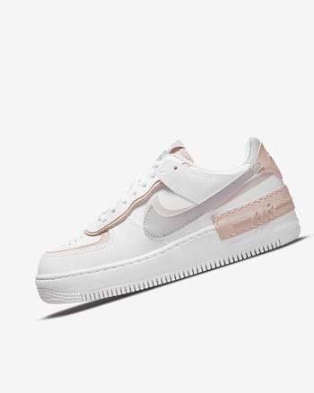 Nike Air Force 1 Shadow Sneakers Dames Wit Roze Roze Grijs | NL_5240