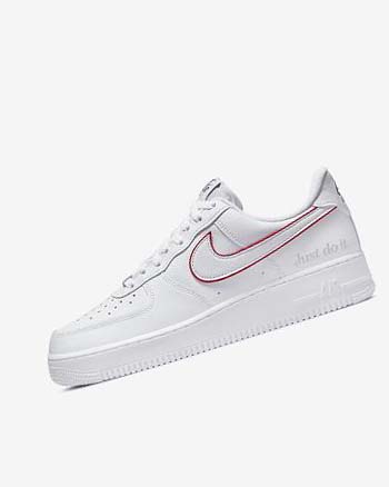 Nike Air Force 1 Sneakers Heren Wit Groen Metal Zilver Rood | NL_2812
