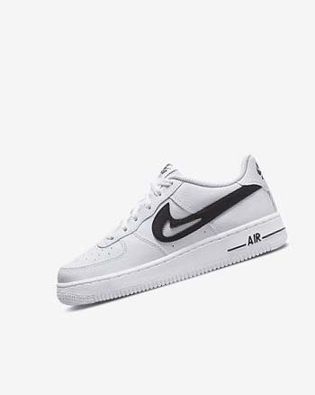 Nike Air Force 1 Sneakers Jongens Wit Zwart | NL_5430