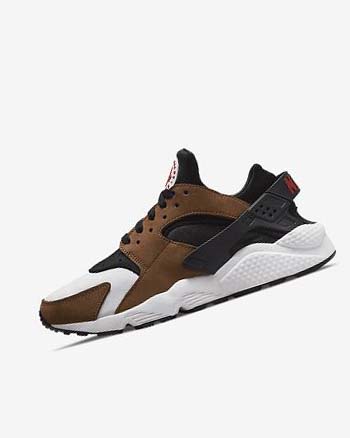 Nike Air Huarache LE Sneakers Heren Zwart Wit Rood | NL_5449