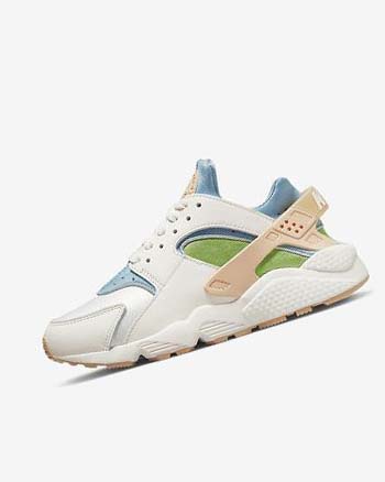 Nike Air Huarache SE Sneakers Dames Blauw Groen Oranje | NL_2228