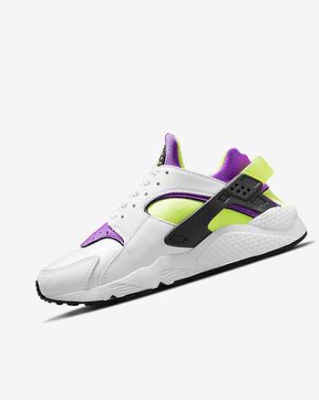 Nike Air Huarache Sneakers Dames Wit Zwart Geel | NL_2673