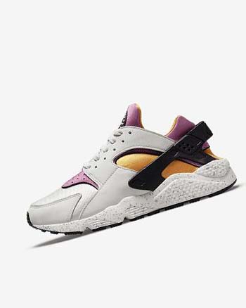Nike Air Huarache Sneakers Heren Lichtbeige Goud Zwart Roze | NL_2713