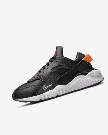 Nike Air Huarache Sneakers Heren Zwart Oranje Grijs Wit | NL_1163