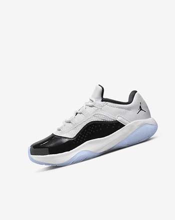 Nike Air Jordan 11 CMFT Low Basketbalschoenen Jongens Wit Zwart | NL_2613