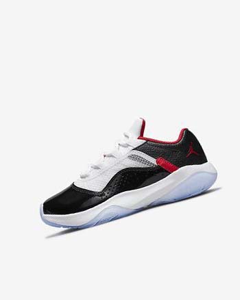 Nike Air Jordan 11 CMFT Low Basketbalschoenen Jongens Wit Zwart Rood | NL_3028