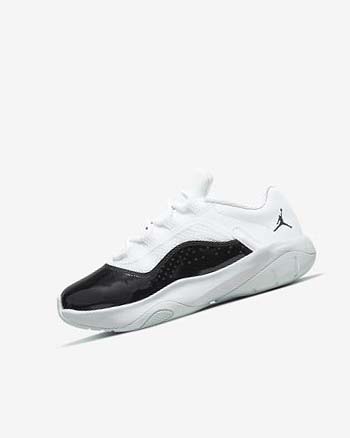 Nike Air Jordan 11 CMFT Low Basketbalschoenen Jongens Wit Groen Zwart | NL_4533