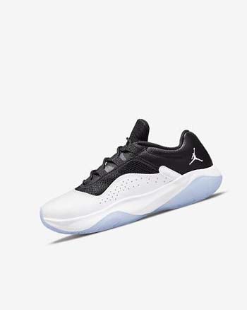 Nike Air Jordan 11 CMFT Low Basketbalschoenen Jongens Wit Zwart Groen Metal Zilver | NL_5278