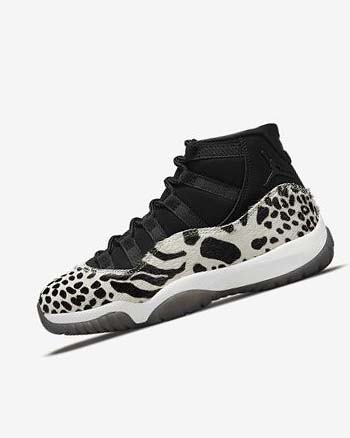 Nike Air Jordan 11 Retro Sneakers Dames Zwart Wit Rood | NL_5015