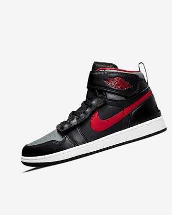 Nike Air Jordan 1 Hi FlyEase Sneakers Heren Zwart Grijs Wit Rood | NL_4662