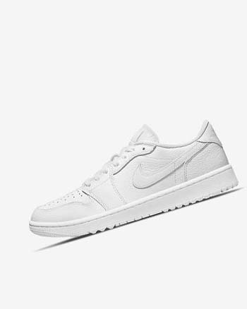 Nike Air Jordan 1 Low G Golfschoenen Heren Wit Wit | NL_3260