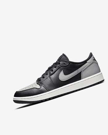 Nike Air Jordan 1 Low G Golfschoenen Heren Zwart Grijs | NL_5376