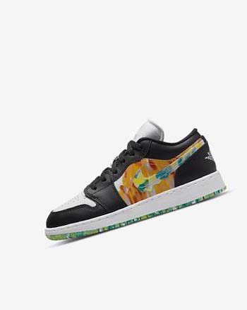 Nike Air Jordan 1 Low SE Sneakers Meisjes Zwart Oranje Wit | NL_5537