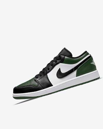 Nike Air Jordan 1 Low Sneakers Heren Groen Wit Zwart | NL_2860