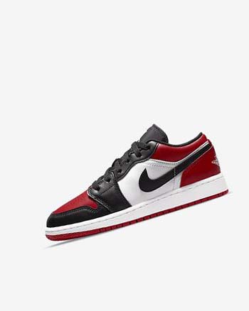 Nike Air Jordan 1 Low Sneakers Jongens Rood Zwart Wit | NL_5419