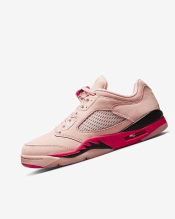 Nike Air Jordan 5 Retro Low Basketbalschoenen Dames Oranje Zwart Rood | NL_5328