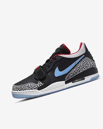 Nike Air Jordan Legacy 312 Low Basketbalschoenen Heren Zwart Blauw Rood Grijs | NL_1143
