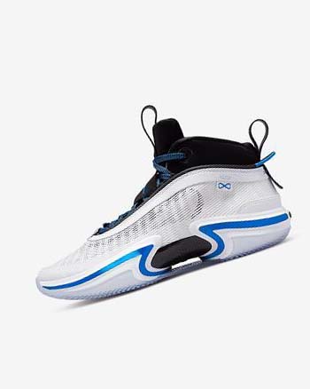Nike Air Jordan XXXVI Basketbalschoenen Heren Wit Zwart Blauw | NL_5562
