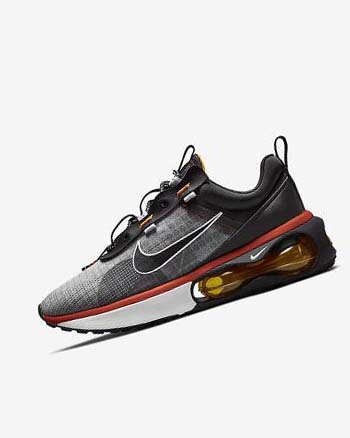 Nike Air Max 2021 Vrijetijdsschoenen Heren Zwart Rood Wit | NL_2353