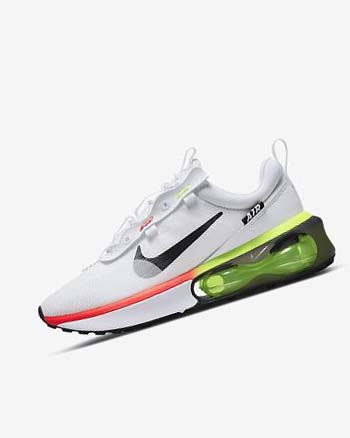 Nike Air Max 2021 Vrijetijdsschoenen Heren Wit Blauw Zwart | NL_2888
