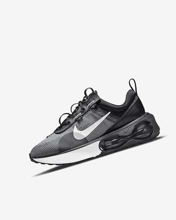 Nike Air Max 2021 Vrijetijdsschoenen Jongens Zwart Grijs Wit | NL_4816