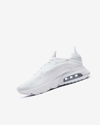 Nike Air Max 2090 Vrijetijdsschoenen Meisjes Wit Grijs Wit Wit | NL_2387