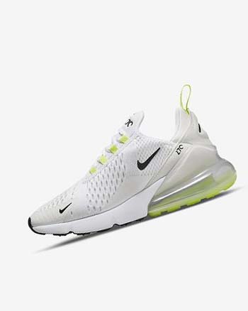 Nike Air Max 270 Vrijetijdsschoenen Dames Wit Lichtbeige Groen Zwart | NL_5322