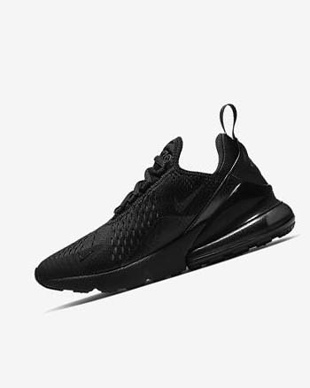 Nike Air Max 270 Vrijetijdsschoenen Dames Zwart Zwart Zwart | NL_5334
