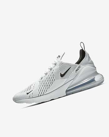 Nike Air Max 270 Vrijetijdsschoenen Heren Wit Wit Zwart | NL_2462