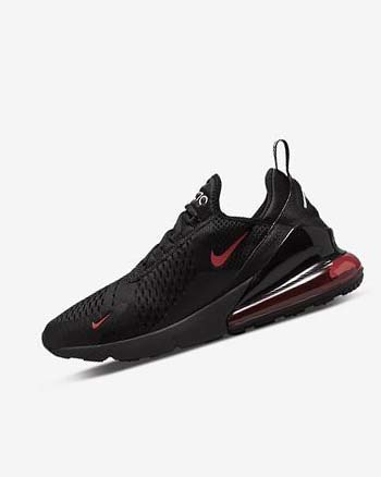 Nike Air Max 270 Vrijetijdsschoenen Heren Zwart Wit Rood | NL_3065