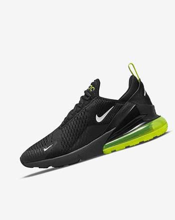 Nike Air Max 270 Vrijetijdsschoenen Heren Zwart Zilver Wit | NL_5163