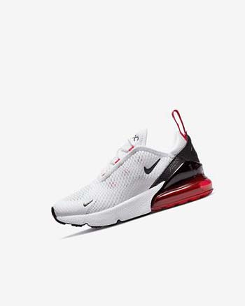 Nike Air Max 270 Vrijetijdsschoenen Jongens Wit Zwart Rood Grijs | NL_4712