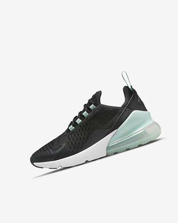 Nike Air Max 270 Vrijetijdsschoenen Jongens Wit Mintgroen Zwart | NL_5318