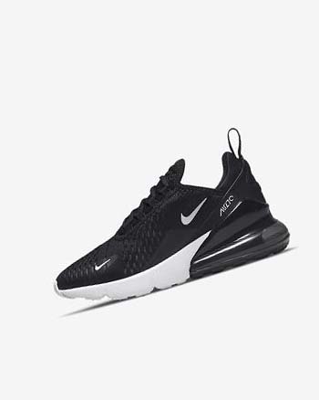 Nike Air Max 270 Vrijetijdsschoenen Jongens Zwart Donkergrijs Wit | NL_5502