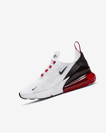 Nike Air Max 270 Vrijetijdsschoenen Meisjes Wit Zwart Rood Grijs | NL_2940
