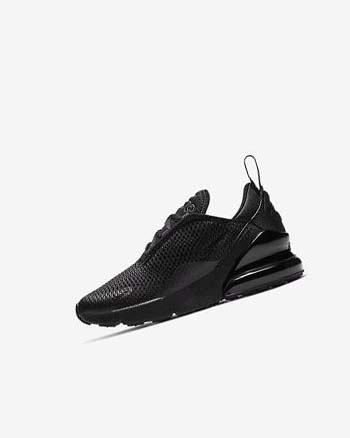 Nike Air Max 270 Vrijetijdsschoenen Meisjes Zwart Zwart Zwart | NL_4755